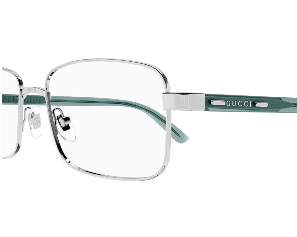 Lunettes de vue Gucci Lettering GG1586O Doré - vue de face
