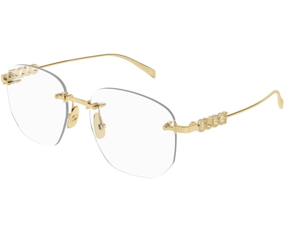 Lunettes de vue Gucci Cruise GG1806O Doré (001) - vue de face