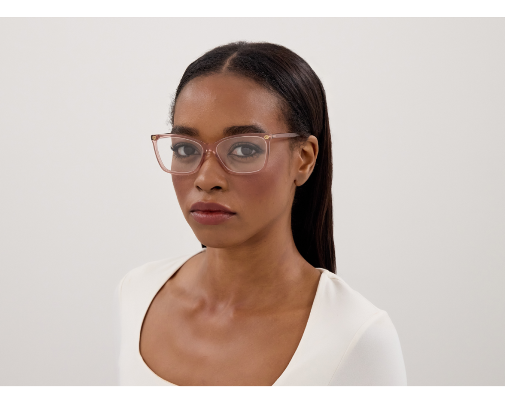 Lunettes de vue Gucci LOGO GG0025O Noir - vue de face