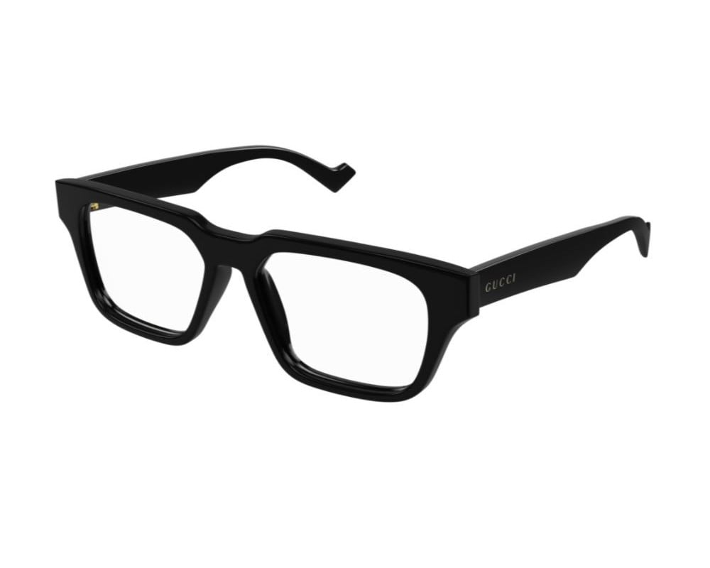 Lunettes de vue Gucci Logo GG0963O Noir - vue de face