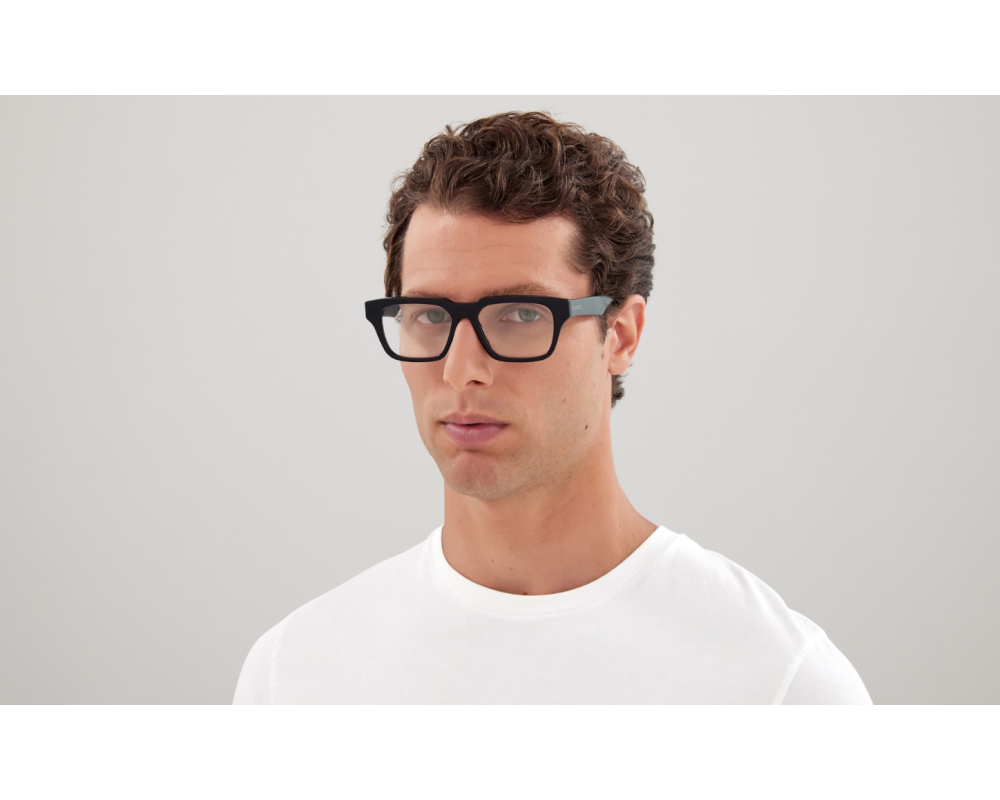 Lunettes de vue Gucci Logo GG0963O Noir - détail des branches