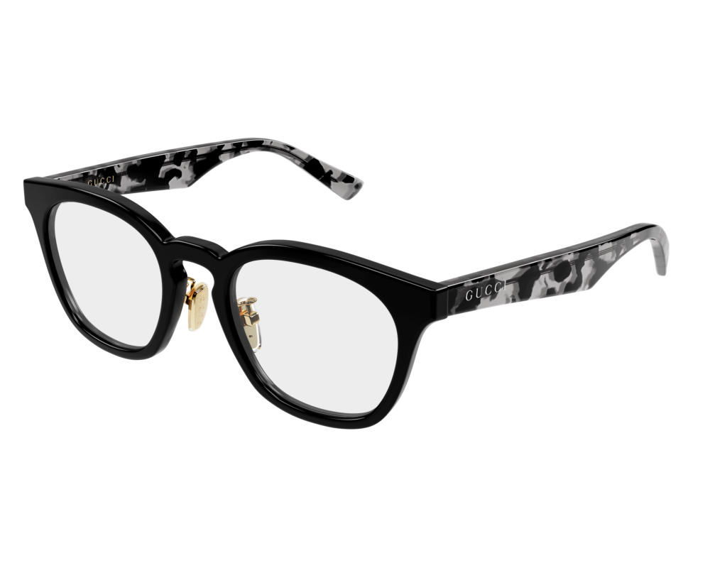 Gucci GG2187OA – Noir (004) – Vue de trois quarts