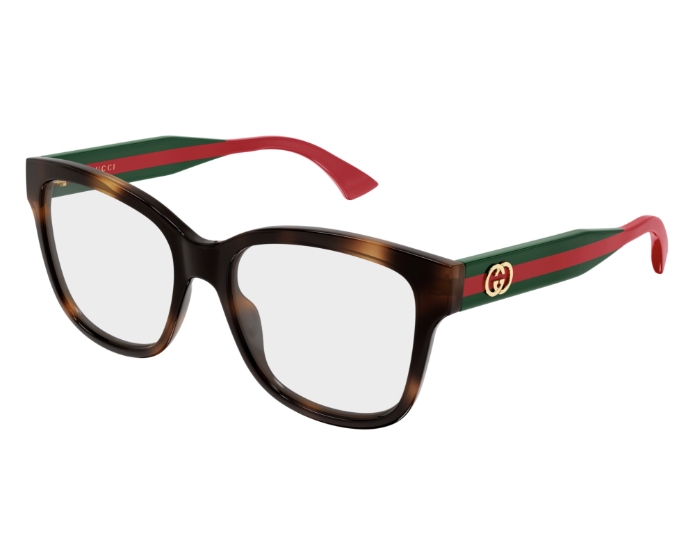 Lunettes de vue Gucci Sign GG0038OANN Noir - détail des branches