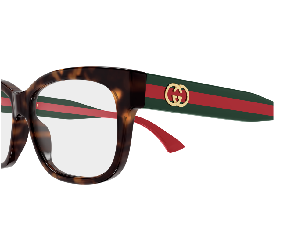 Lunettes de vue Gucci Sign GG0278OAN Noir - vue de face