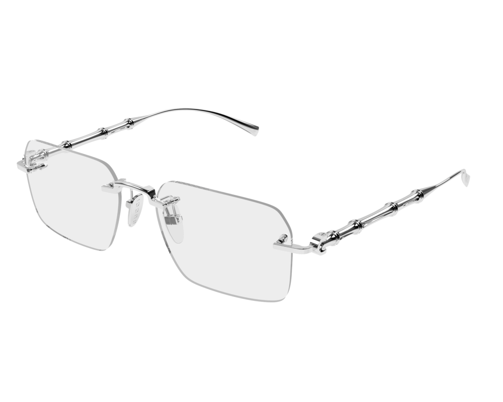 Gucci GG2154O – Argent (001) – Vue de trois quarts